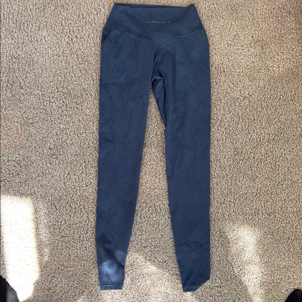 NEW Alphalete Deep Blue Performance Leggings